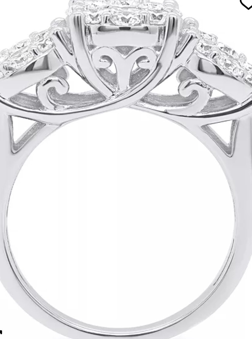 Lab Created Diamond Ring - image 2