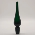 Blenko Emerald Green 920 Glass Decanter Stopper Only 6"