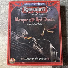 TSR Advanced D&D Ravenloft 1994 - Masque de la mort rouge avec tout