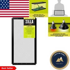 20x10 Inch Secure Fresh Air Screen Cover for Reptiles - Long-lasting Metal Mesh