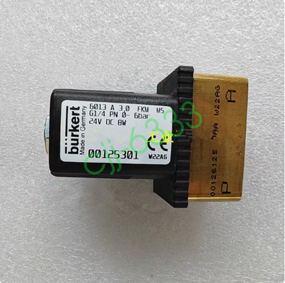 1pcs NEW Burkert 6013 A 3.0 G1/4 24V solenoid valve 00125301
