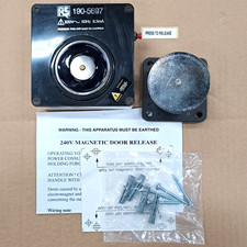Magnetic Door Catch Release Emergency Exit Fire Door 40kg Eaton Menvier MDR 240