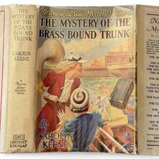 Product Image: Nancy Drew 17 Brass Bound Trunk 1940 C3 First Edition Grosset Dunlap Dust Jacket