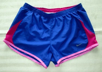 BLAU/ROSA SPORTHOSE - POLYESTER - VINTAGE - NIKE - GR. S - Bild 1 von 4
