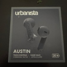 Urbanista Austin True Wireless Earbuds Bluetooth 5.3 - Midnight Black