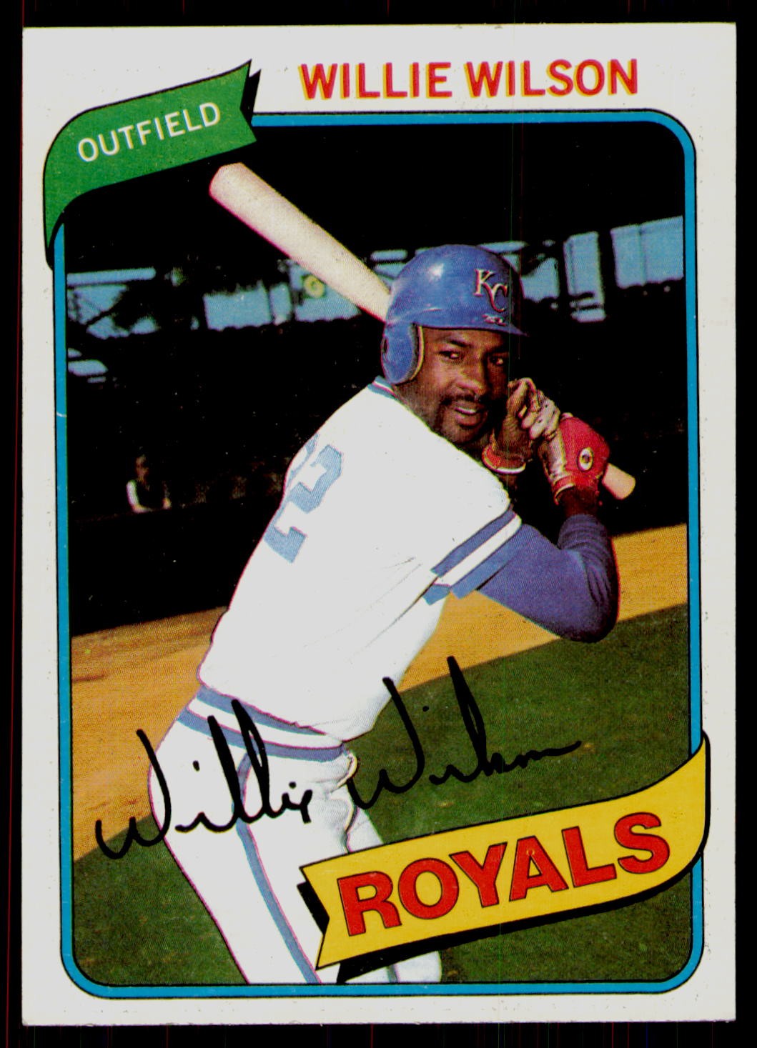 1980 Topps #157 Willie Wilson