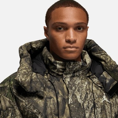 NEW $375 Jordan Flight Therma-Fit Down Parka Real Tree Camo IB4517
