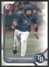 2022 Bowman Prospects #BP-143 Heriberto Hernandez Tampa Bay Rays 48780