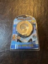 Coby CX-CD111 Silver CD Player Dynamic Bass Boost  Headphones Free Shipping