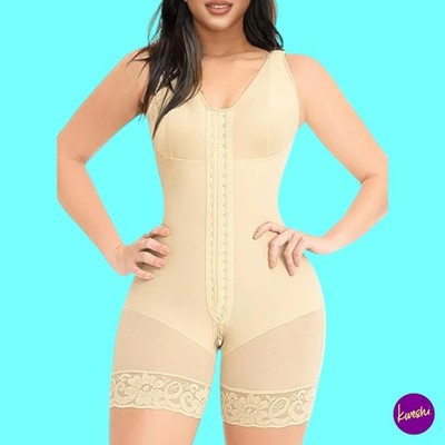 YIANNA Damen Tummy Control Body Shaper Body, Beige, UK L | EU L | US L