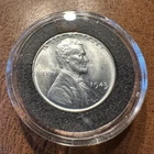 1943 Lincoln Cent Steel Wheat Penny BU Gem