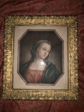 Antique  Framed Painting/print of Marry ? 