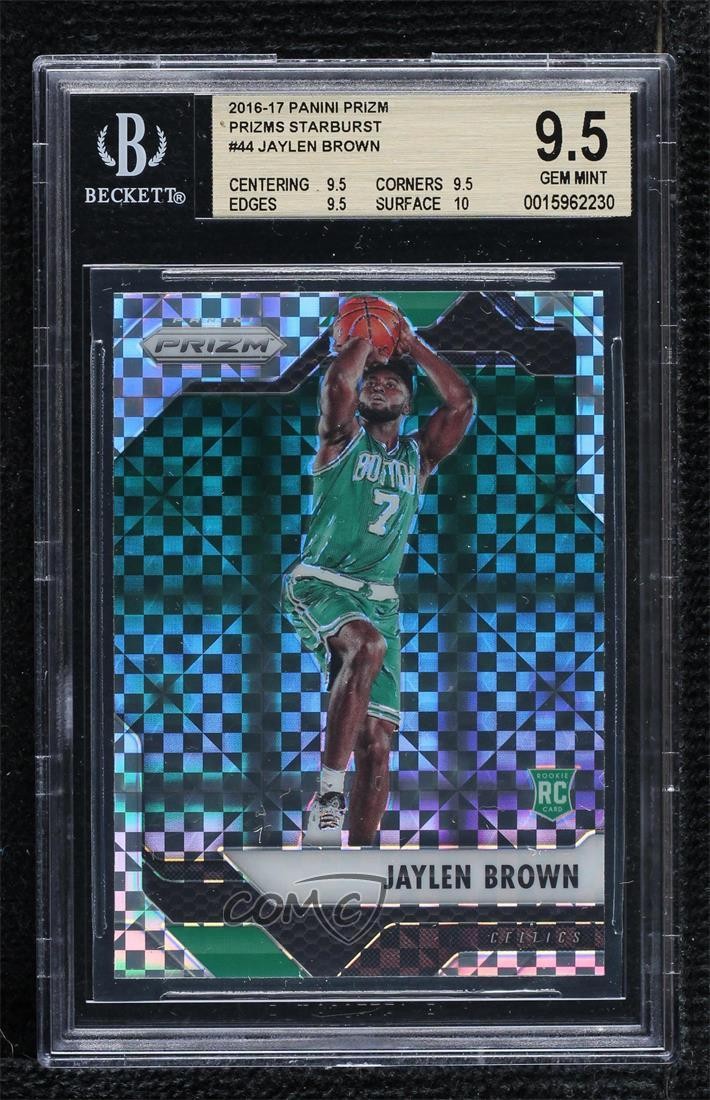 2016 Panini Prizm Retail Starburst Jaylen Brown BGS 9.5 GEM MINT Rookie RC 16i3