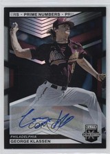 2023 Elite Extra Edition Prime Numbers A Signatures George Klassen Auto 19h2
