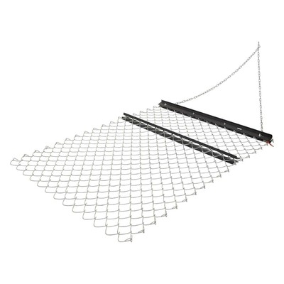 Drag Harrow 4 x 5 ft Chain Harrow Lawn Rake ATV UTV Tractor Attachments