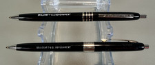 Vtg Skilcraft U.S. Government Black Ballpoint Pen Lot of 2 Styles Need Ink