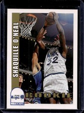 1992-93 Hoops Shaquille O'Neal Rookie RC #442 Magic