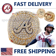 2021 Atlanta Braves World Series Ring - SWANSON #7 - Fan Gift - MLB Replica Ring