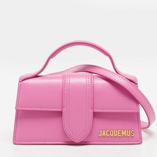 Jacquemus Le Bambino Mini Pink Leather Top Handle Bag