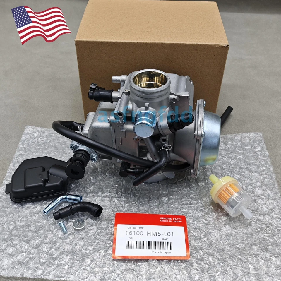 NOVO! Novo Carburador 16100-HM5-L01 Para Honda 1988-2000 Fourtrax 300 TRX300 - Imagem 2 de 4