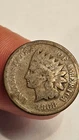 1868 Indian Head Cent Penny Brown