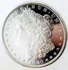 1880 S MORGAN ULTRA DMPL! 30+IN LIQUID MIRRORS! GEM BU++++NR #64723