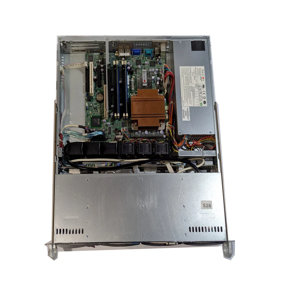 Supermicro SC813M X7SBL 1U Server Intel Core 2 Duo E7500 @2.93GHz 4GB RAM 1TB... - Image 3 of 3