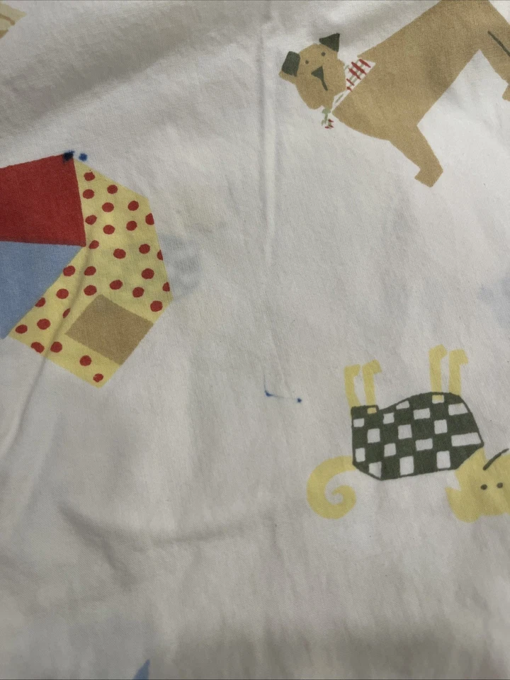 Funda nórdica COMPLETA Pottery Barn Kids perro cachorro con fundas de guinga Foto 2 de 4