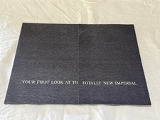 1964 Chrysler Imperial Crown Sedan Brochure Folder Excellent Original 64