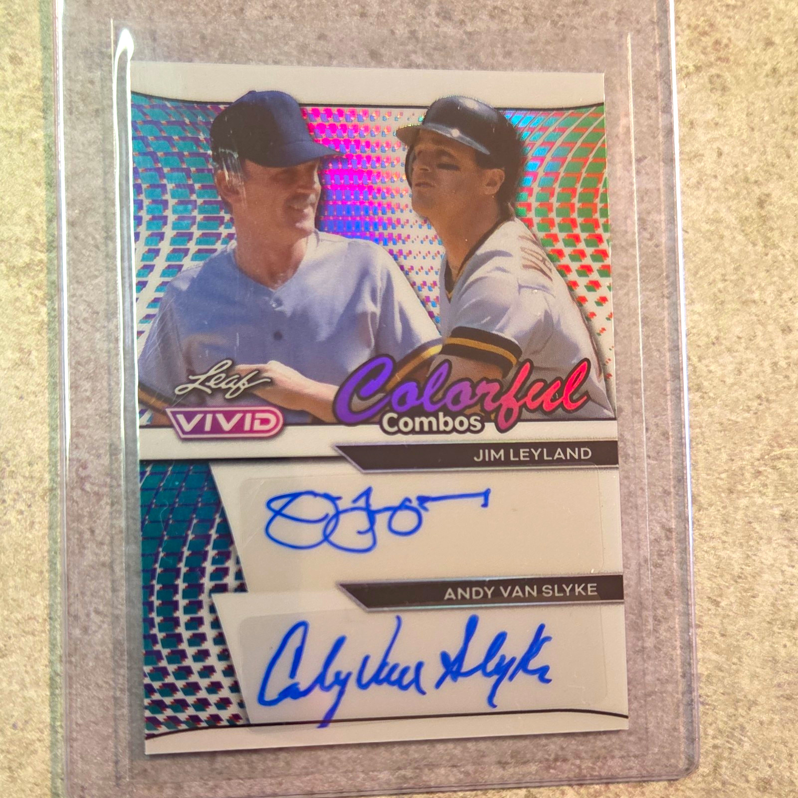 Leaf 2024 Vivid Colorful Combos Duos CD-15 Leyland/Van Slyke Auto /6