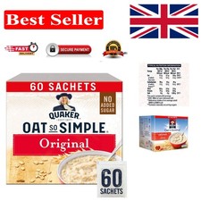 Convenient 60-Pack Oats So Simple  Microwaveable Oatmeal - 27g Sachets