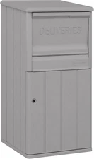33.5-Gallon Capacity Package Delivery Box, Parcel Drop Box with Lock, Weather Re