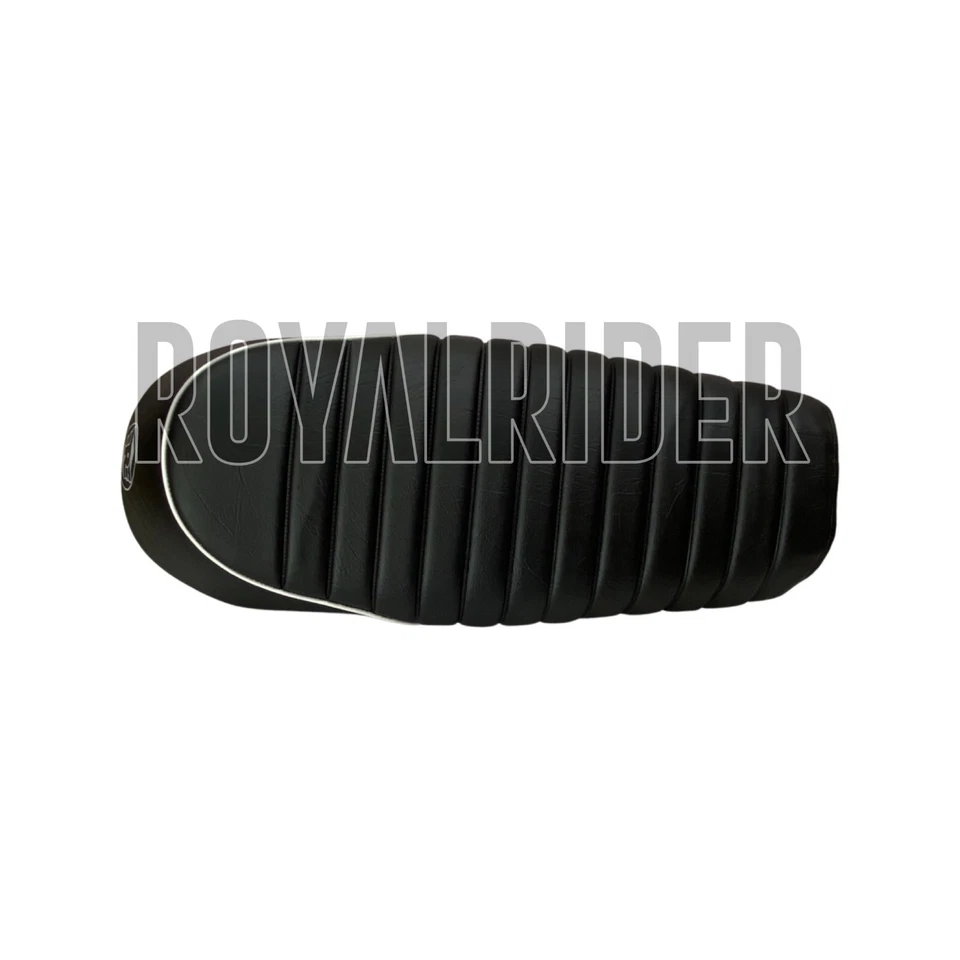 Se adapta a asiento de turismo Royal Enfield Premium, negro para INT 650 y Continental GT 650 Foto 4 de 4