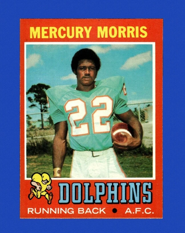 Mercury Morris trading card