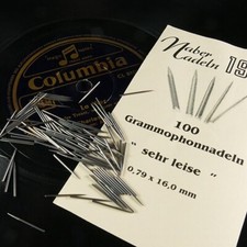 100 Grammophonnadeln 'Sehr Leise' Schellack Nadeln 78 RPM Gramophone Needles NEW