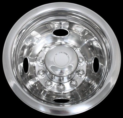 10 Lug FORD F450 1988-1998 16" Dual Wheel Simulators Dually Rim Liners Hub Caps - Picture 5 of 10