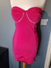 Bodycon Short Dress with rhinestones