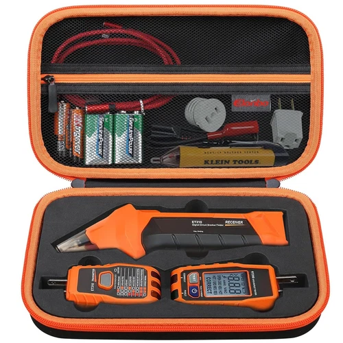 Circuit Breaker Finder Integrated GFCI Outlet Tester Receptacle Klein Tools Case