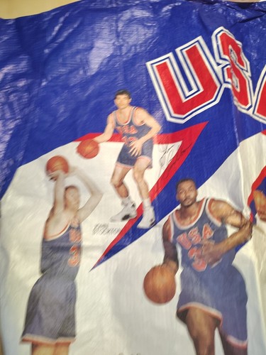 Vintage Kelloggs Tyvek Windbreaker Jacket 1992 US Olympic Basketball Dream Team - Picture 8 of 11