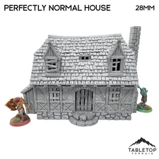 Perfectly Normal House - Fantasy Building - Fantasy Tabletop Terrain 