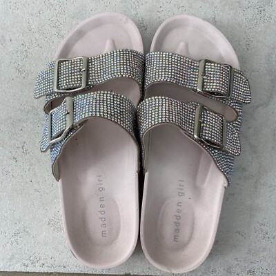 Ladies Sandals Madden Girl Bling Sandals MADDEN GIRL Women's Blush