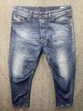 Diesel Narrot Denim Jeans Men  s 36W 26L Diesel Rivet Accents Regular Carrot