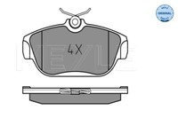 Meyle 025 201 6418 Brake Pad Set, Disc Brake For Volvo