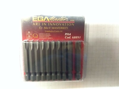  EGA Master PH4 CR-MO-V MasterBits 10er Pack 68891