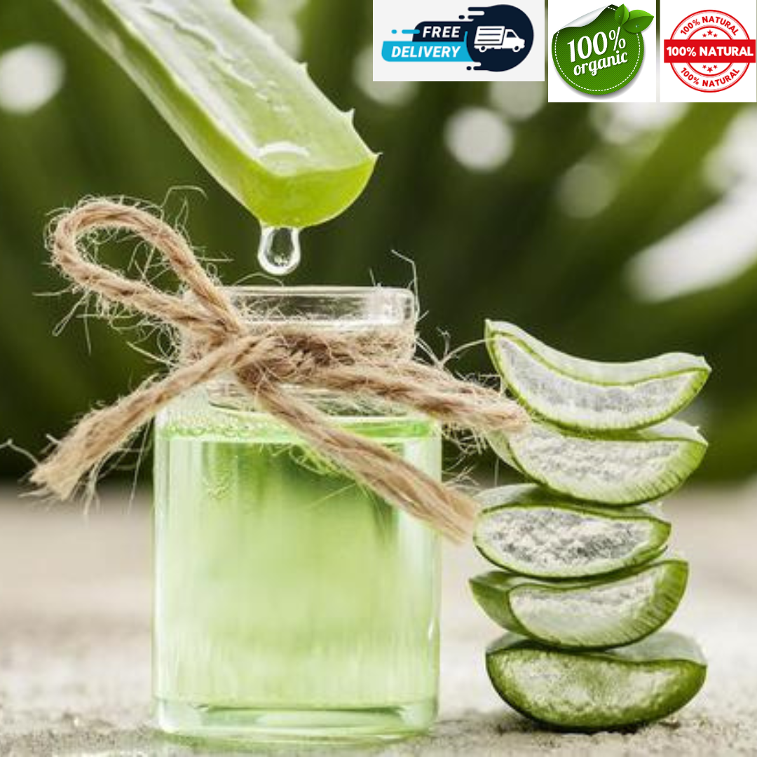 100% Organic & PureAloe Vera Gel Chunks No Additives/Preservatives 500g-1kg