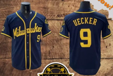 Bob Uecker Brewers Navy Bob Uecker All Size TMB5195