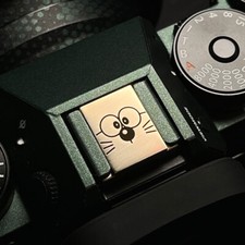 Camera Hot Shoe Cover Protect Cap Cartoon Brass For Leica Sony Canon Nikon Fuji