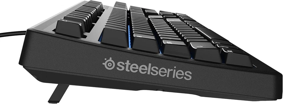 SteelSeries Apex 100 Gaming Keyboard - Tactile & Silent - Blue - Image 2 of 4
