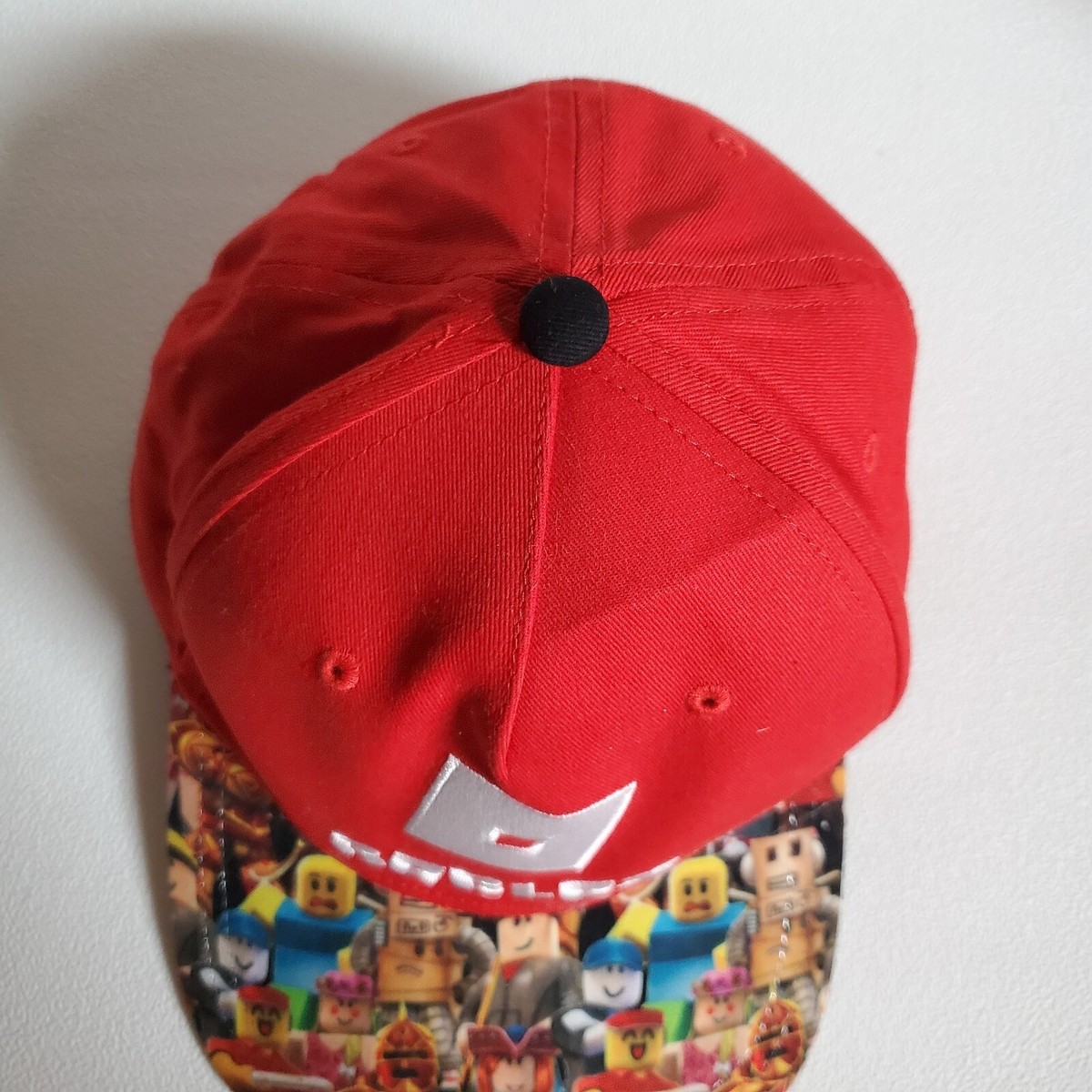 Roblox TM Youth Ball Cap One Size Hat Adjustable Red and Multi - Main Image