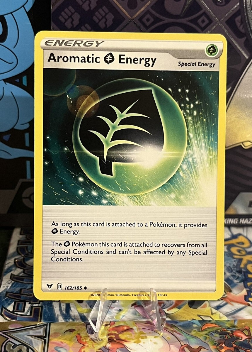 Pokémon TCG Aromatic Grass Energy Vivid Voltage 162/185 Regular Uncommon